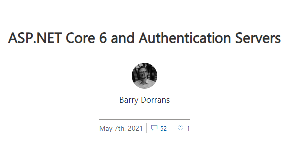 ASP.NET Core 6 and Authentication Servers