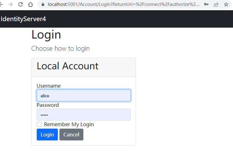 [原創(chuàng)] IdentityServer4權(quán)限控制---使用 ASP.NET Core 的交互式應(yīng)用程序（四）